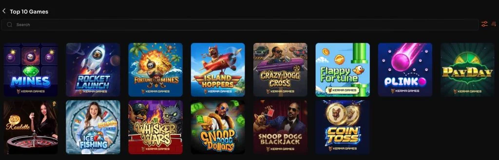 Top 10 Giochi Rebet24 Casino